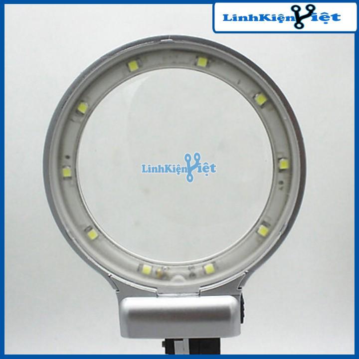 Kính Lúp Hàn Mạch Để Bàn Đa Năng TH-7023 3X/4.5X Quay 360 Độ