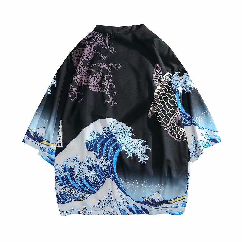 Set Áo Sơ Mi Ngắn Tay + Quần Short In Họa Tiết Thời Trang Mùa Hè Dành Cho Nam