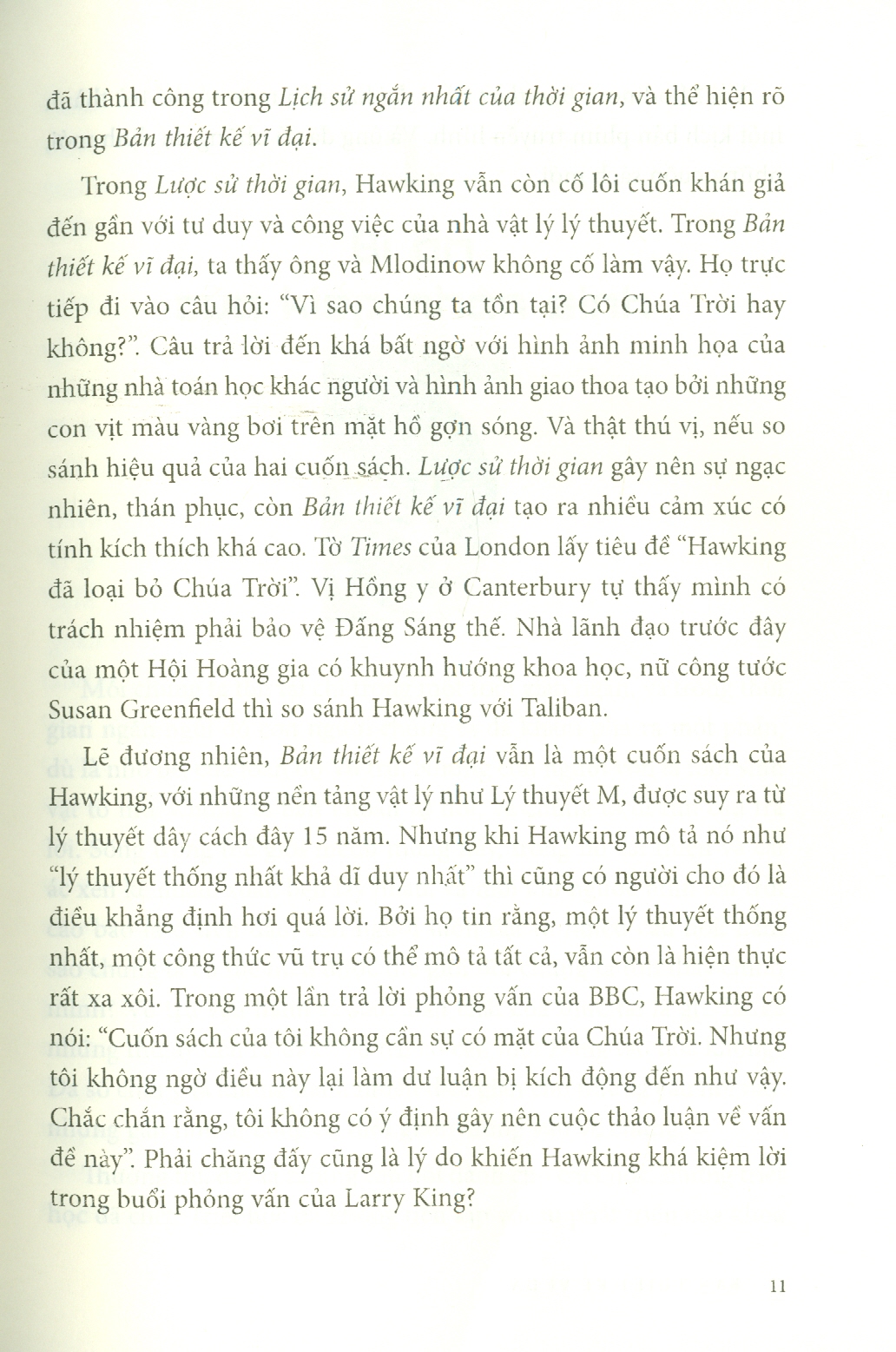 Khoa Học Khám Phá - Bản Thiết Kế Vĩ Đại