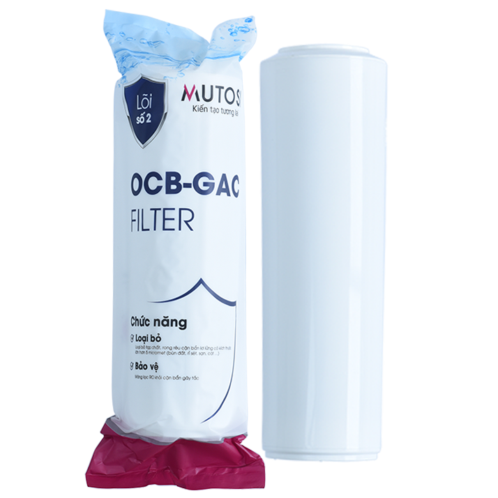 Lõi số 2 – OCB-GAC Máy lọc nước RO Mutosi- Hàng chính hãng