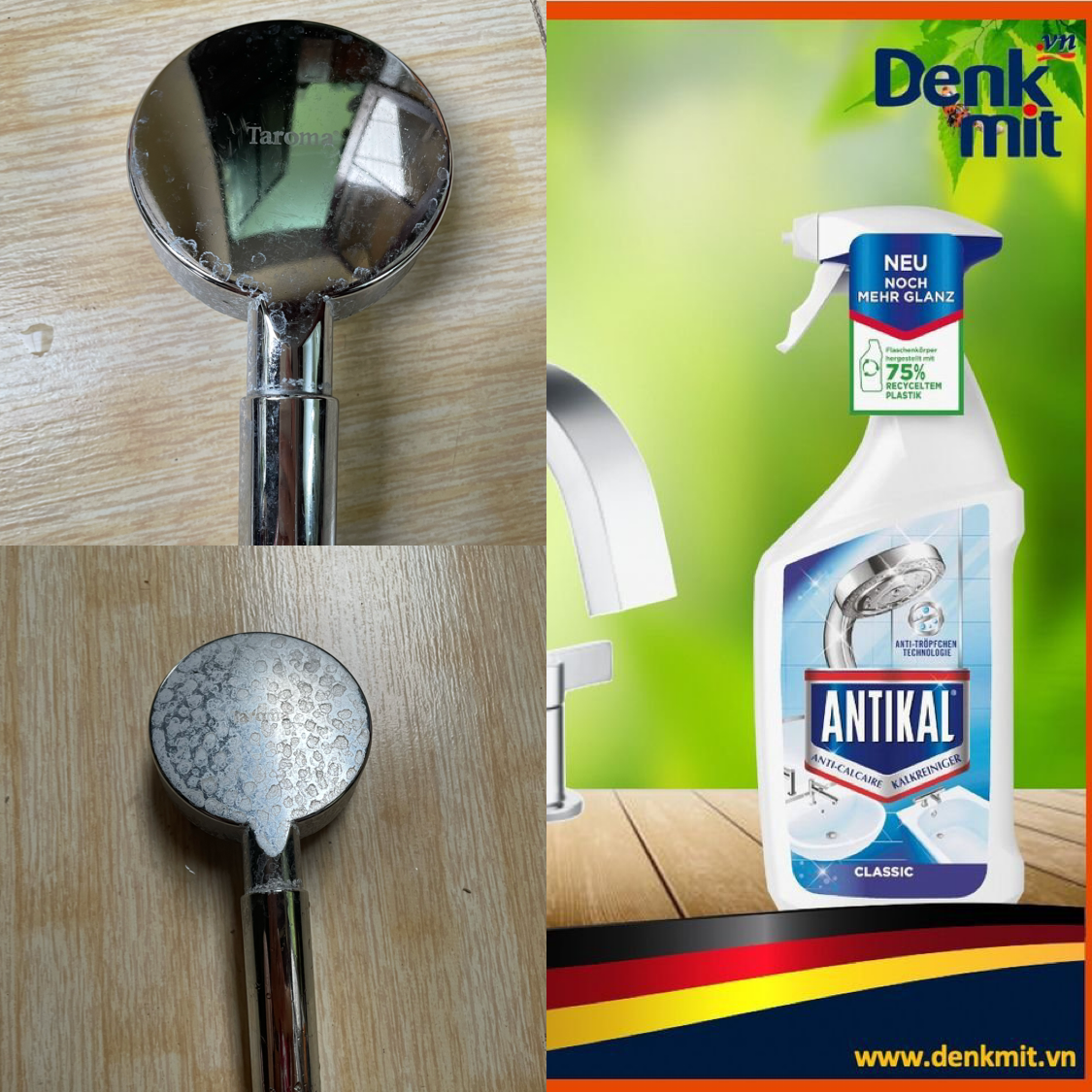 Chai xịt vệ sinh và chống ăn mòn inox Antikal - hàng EU