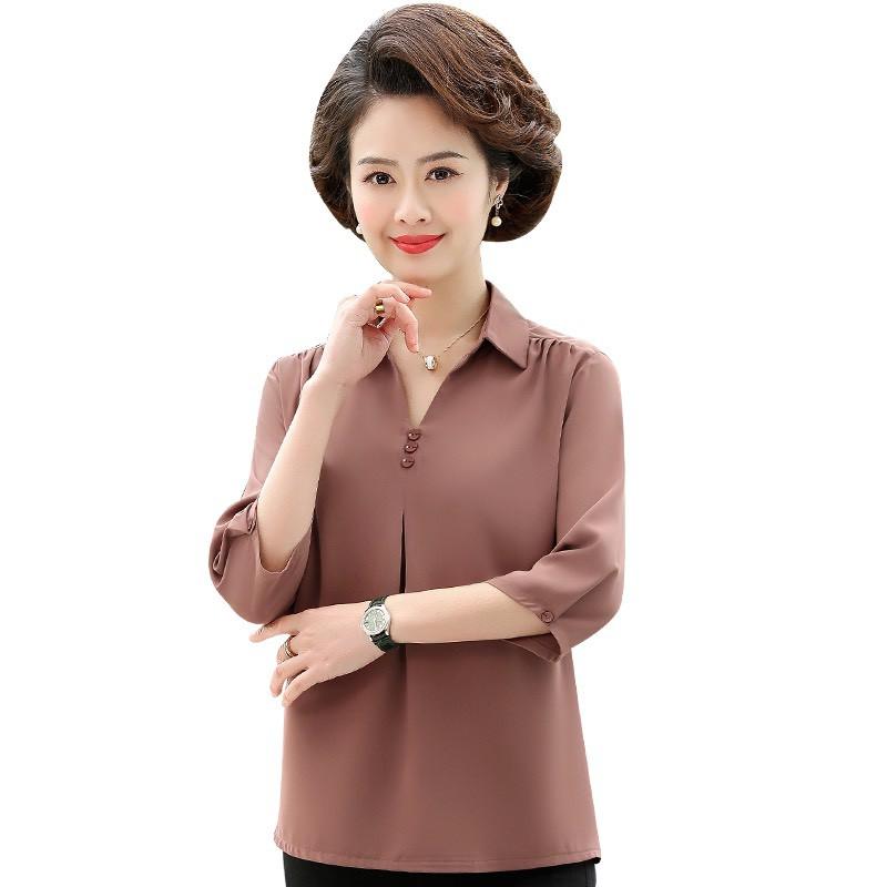 Áo kiểu cao cấp tay lửng ngừoi lớn tuổi BT30-1220