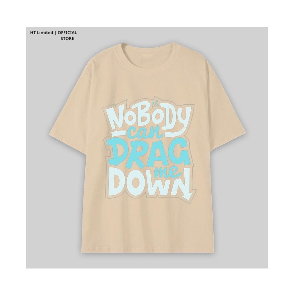 Áo thun thiết kế Unisex họa tiết nobody basic local brand, Cotton Cao Cấp 100%