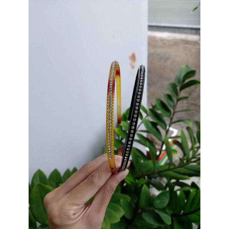 Combo 2 băng đô cài tóc đính đá dễ thương