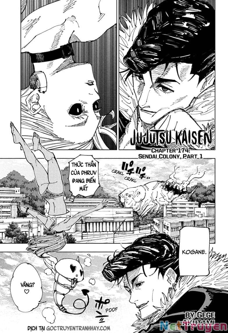 jujutsu kaisen - chú thuật hồi chiến chapter 174 1