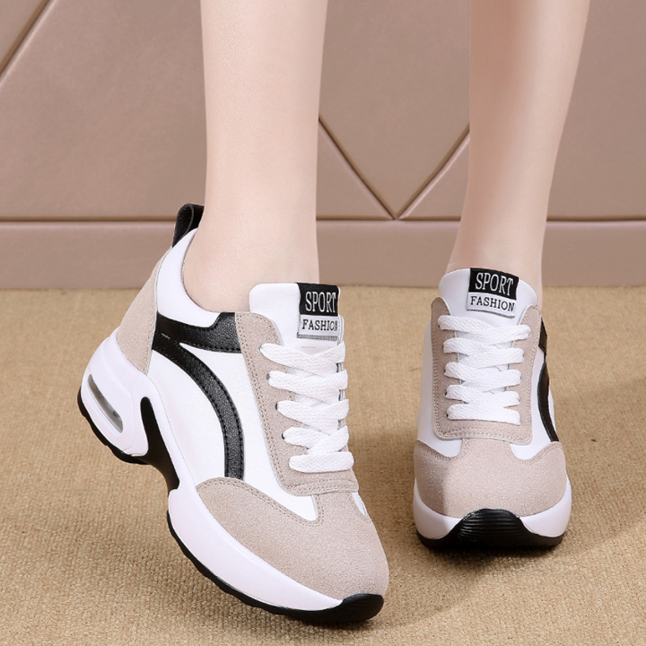 Giày sneakers 7cm da lộn PS399-1222