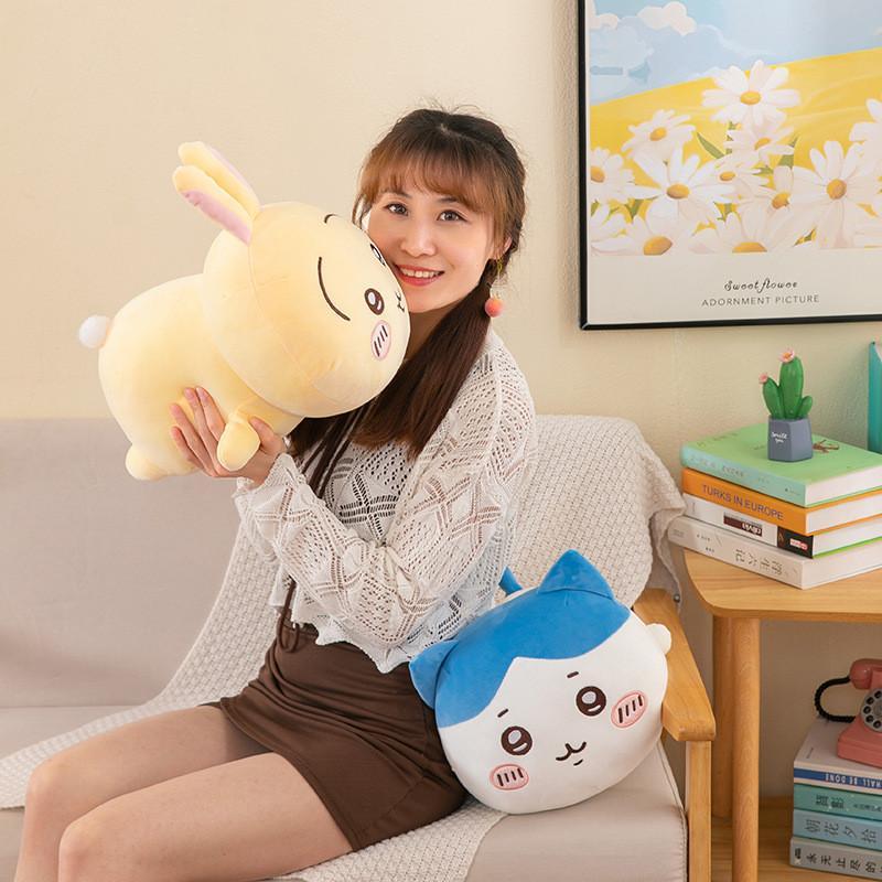 momonga chiikawa hachiware usagi búp bê sang trọng quà tặng sinh nhật cho bé Gối Đồ chơi nhồi bông - Chiikawa