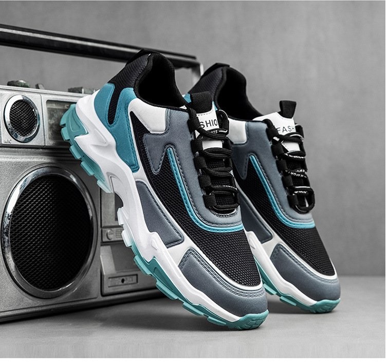 Giày Thể Thao Nam RT Sneakers-Trẻ Trung G0100 Đế Màu kết hợp tăng chiều cao