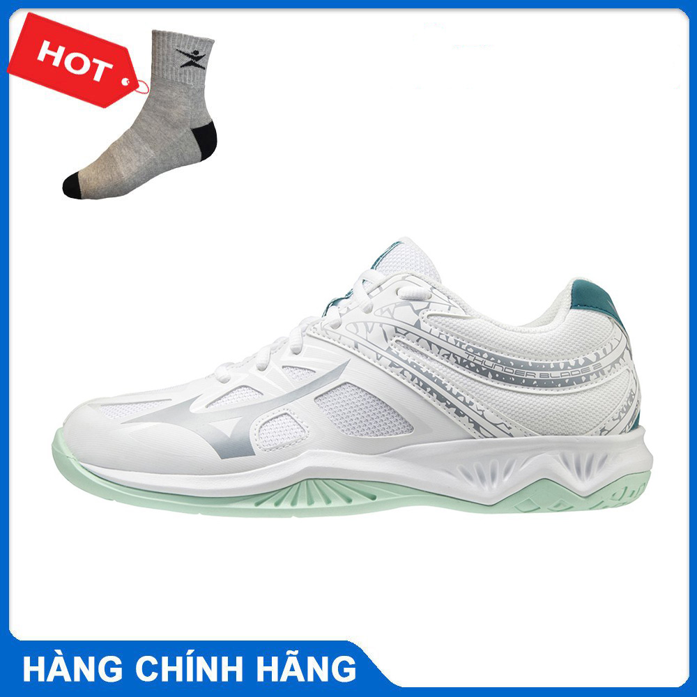 Giày thể thao cầu lông Mizuno THUNDER BLADE 2 V1GA197023, V1GA197007 mẫu mới có 2 màu