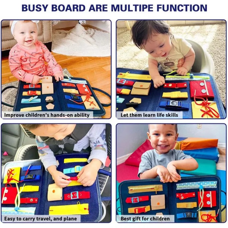 Bảng bận rộn thực hành kỹ năng đóng mở khóa - Busy board