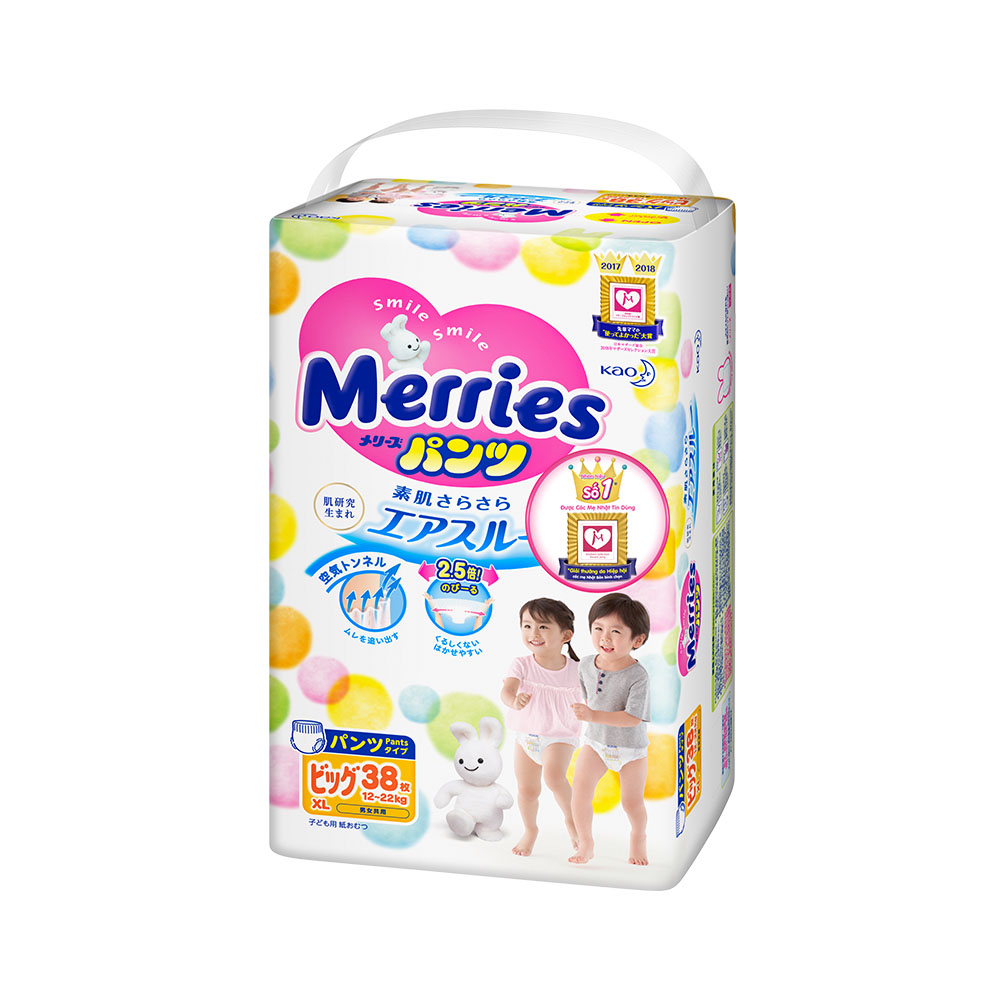 Tã Quần Merries XL-38 (38 Miếng)