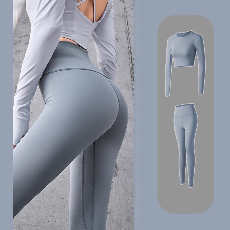 1/2 Chiếc, Lưng Cao, Tập Yoga Tập Luyện Thể Thao Tập Gym Chạy Bộ Quần Liền Mạch Tập Yoga Nữ Bộ Plus Size Phù Hợp Quần Legging