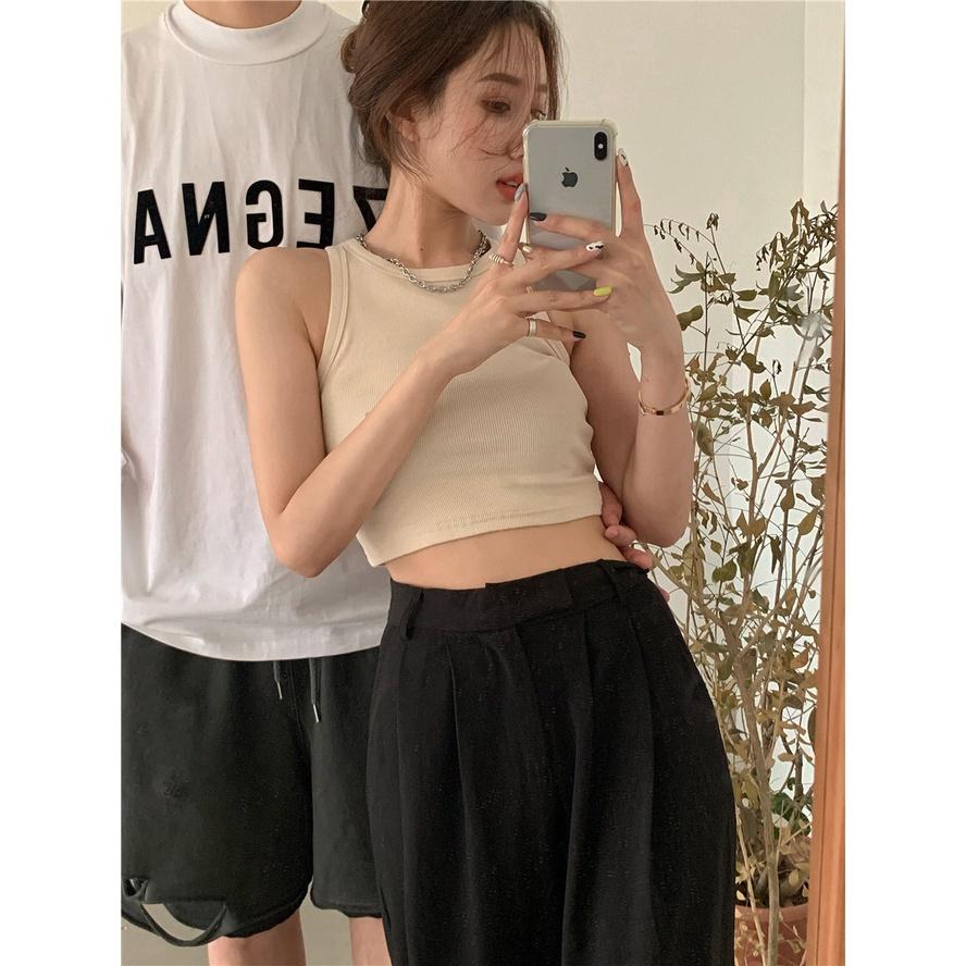 Áo Croptop Nữ 3 Lỗ Dáng Ôm