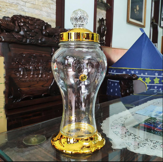 Bình Thủy Tinh Ngâm Sâm Phú Hòa 4 Lít | Thủy tinh Cao Cấp , Sản Xuất Việt Nam