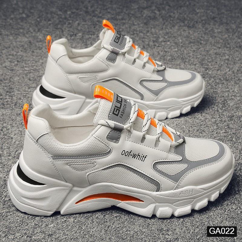 Giày Thể Thao Sneaker Nam - Dây Kẻ Guccc Siêu Đẹp GA022