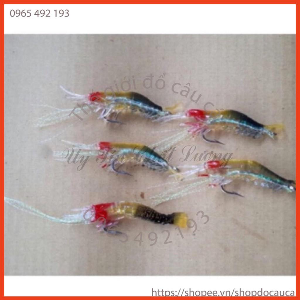 Combo 5 mồi tôm có lưỡi sắc nhọn