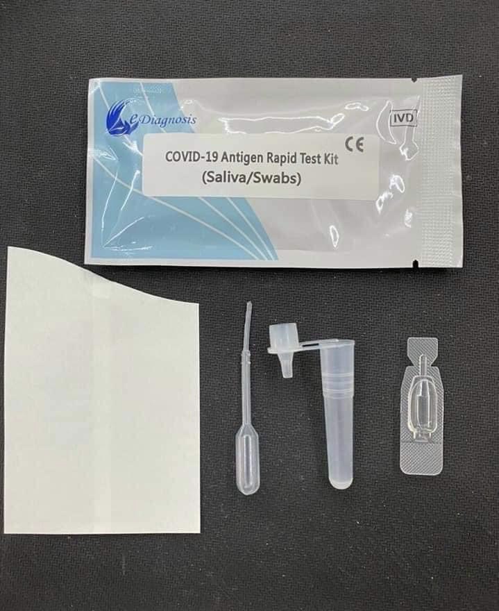 Kit Test Nhanh Covid 19 Tại Nhà Bằng Nước Bọt hoặc dịch mũi ( 2in1), Bộ Y Tế cấp phép lưu hành