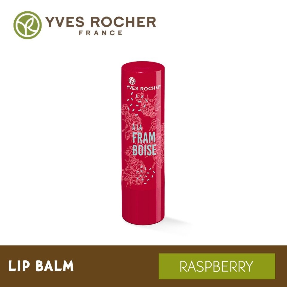 Son Dưỡng Môi Chiết Xuất Từ Quả Mâm Xôi Yves Rocher Raspberry Lip Balm 4.8g