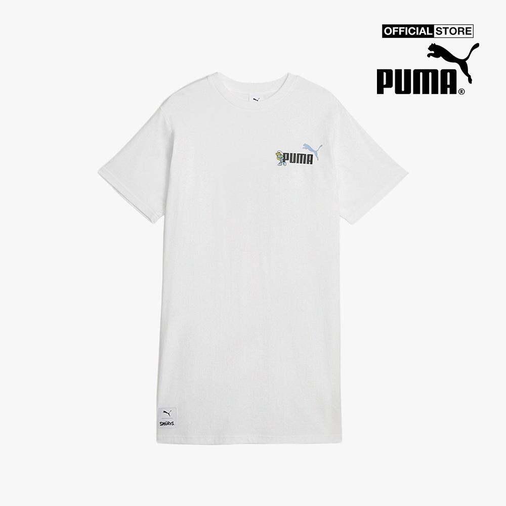 PUMA - Đầm mini nữ cổ tròn tay ngắn 622194-0