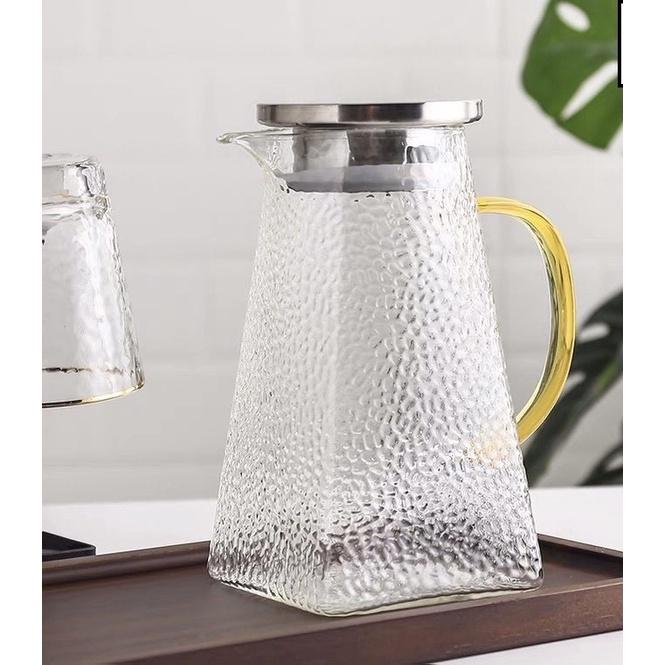 Bộ bình kèm 6 cốc thủy tinh chịu nhiệt cao cấp