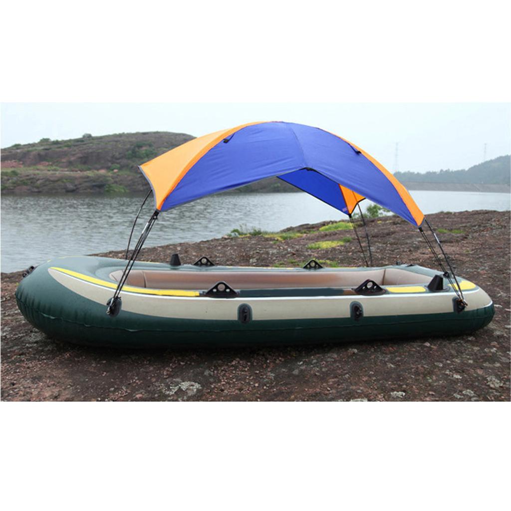 2-person Boat Sun Shade Shelter Kit Sailboat Awning Top Cover Fishing Tent