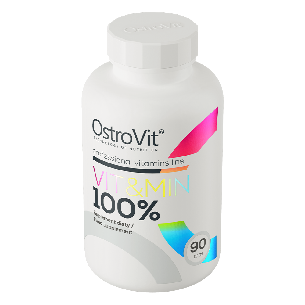 OstroVit VitaMin 100% (90 viên) Viên uống bổ sung Vitamin &amp; Khoáng chất | Nhập khẩu Ba Lan