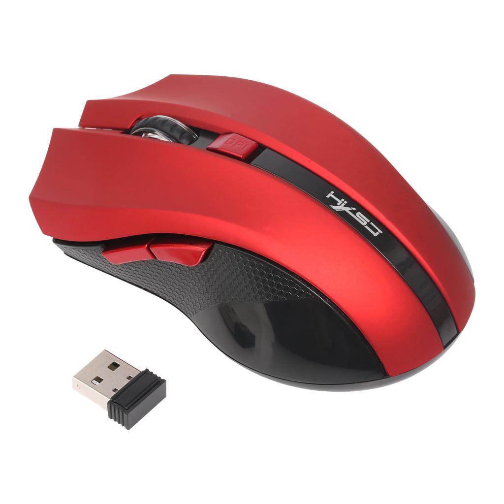 2400DPI Optical Wireless Gaming Game Mouse Gamer Computer Mice 6 Buttons