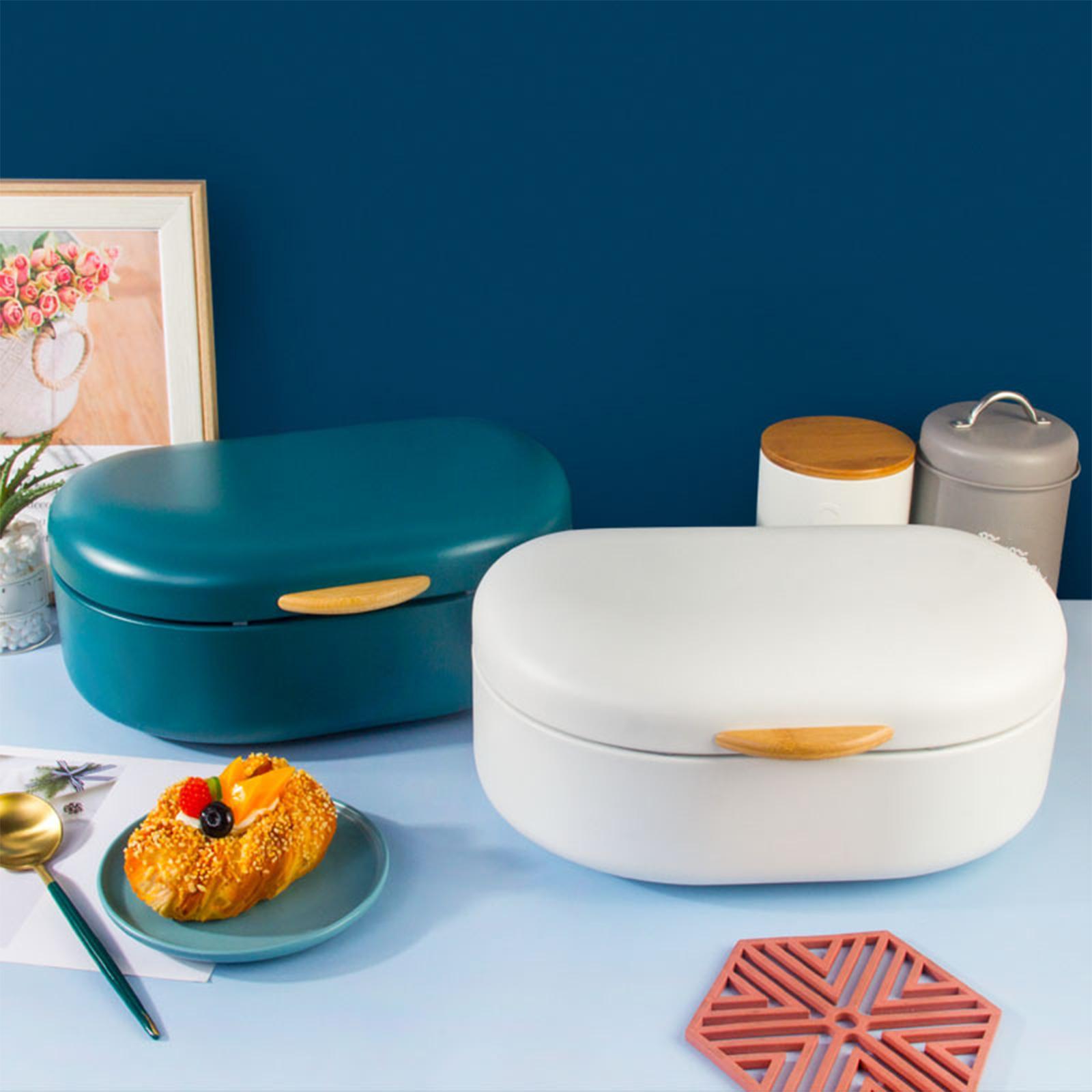 Multifunction Bread Box with Lid Save  Food Oat Nuts Canisters Box