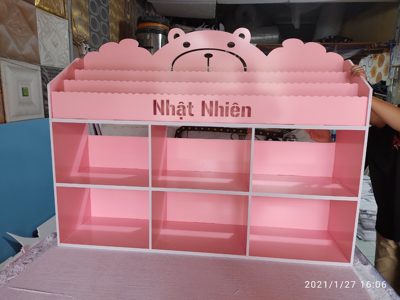 Kệ Sách 2 Tầng Ngăn Chứa Đồ