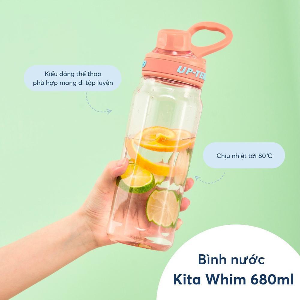 Bình Nước Kita Whim 680/860 ml - Inochi HIN.BIKF Nhiều Màu, Chất Liệu Tritan, An Toàn Cho Bé
