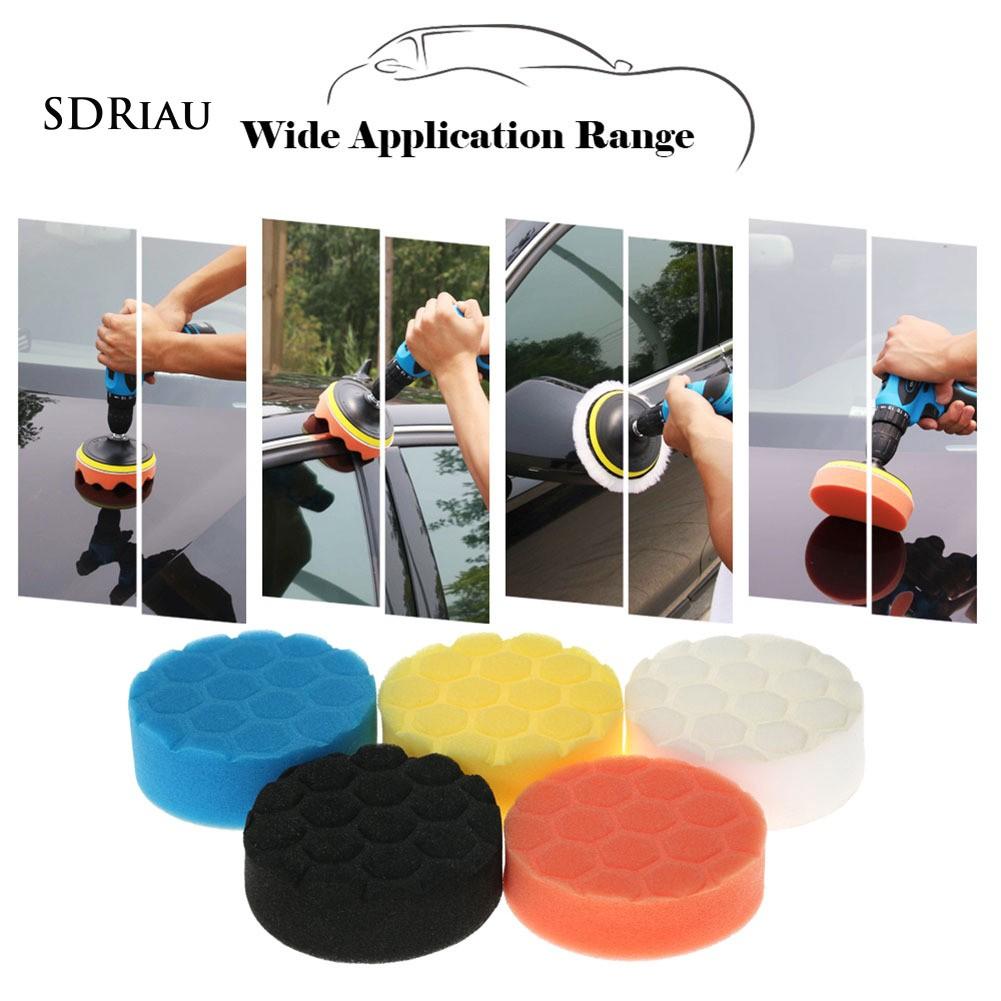 5 Miếng xốp tạo bọt đánh bóng xe hơi nhiều màu kích thước 3 inch
