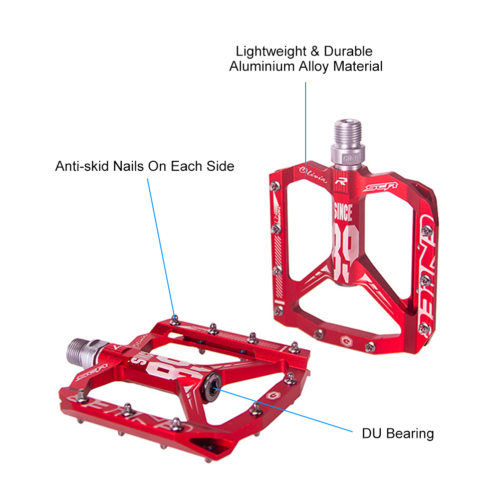 Bàn đạp xe đạp leo núi hợp kim nhôm cao cấp, nhẹ, ổn định và bền
