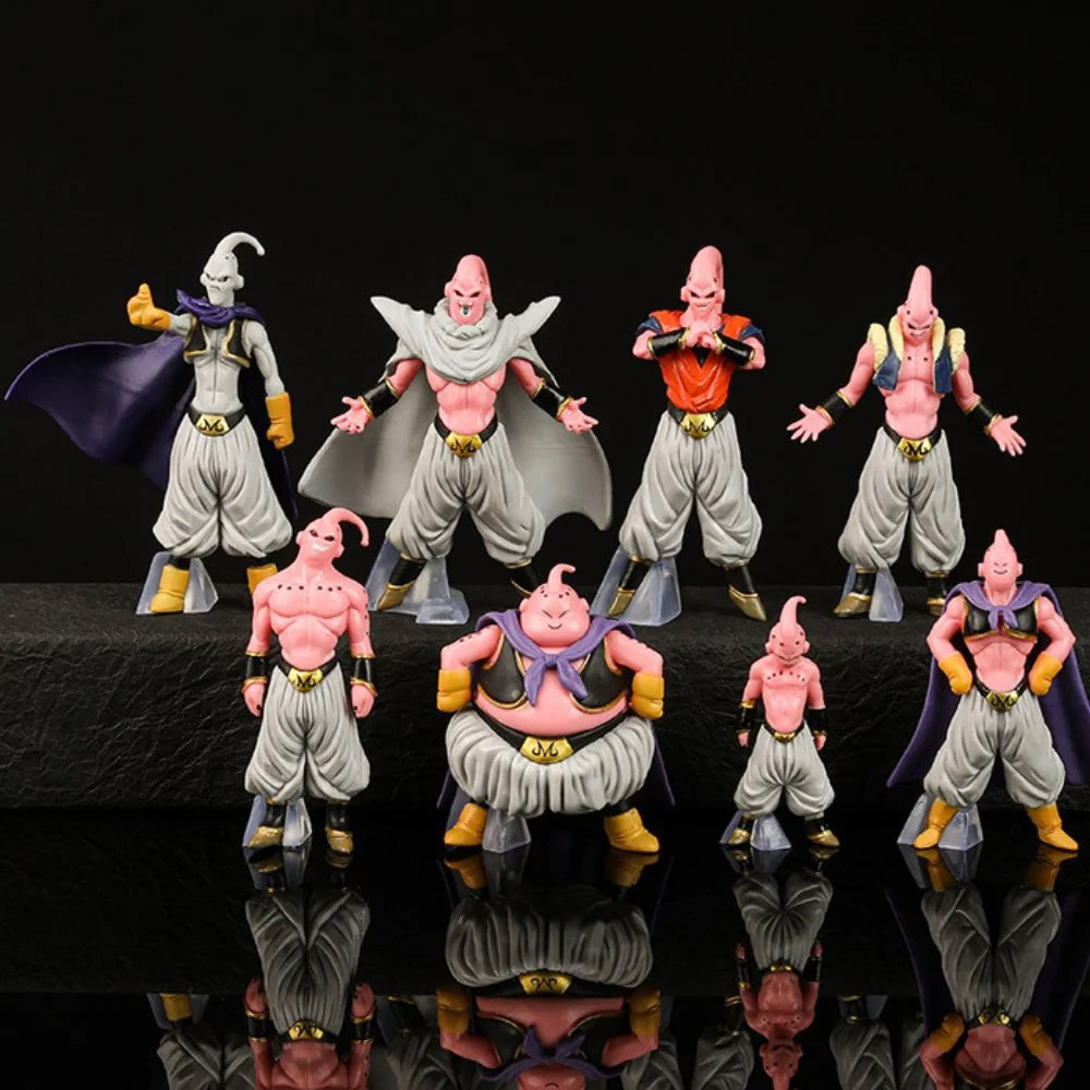 Mô Hình DragonBall Cả Bộ 8 MaBu nhiều dạng biến thể siêu ngầu cao 7-10cm