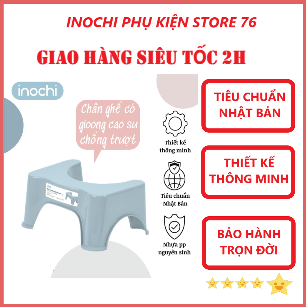 Ghế Kê Chân Toilet, Ghế Kê Chân Bồn Cầu, Ghế Kê Chân Cho Trẻ Để Chân Khi Đi Vệ Sinh Chống Táo Bón Notoro Nhật Bản - Chính Hãng ( Tặng kèm khăn lau tay pakasa