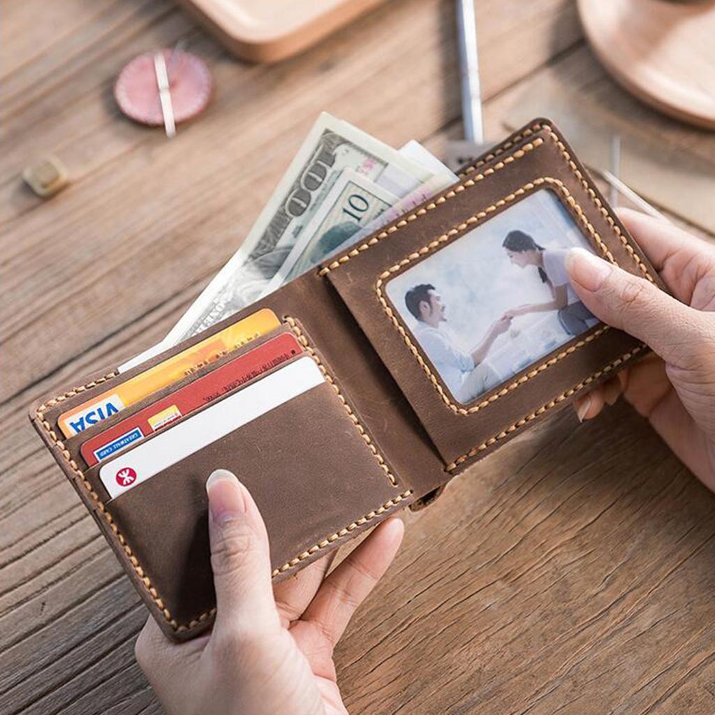 Leather Wallet Handcraft Making Kit Include All Necessities for DIY Wallet