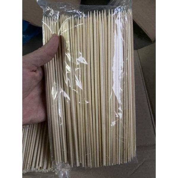 Tăm tre xiên thịt dài 15cm, 20cm đóng gói 100g