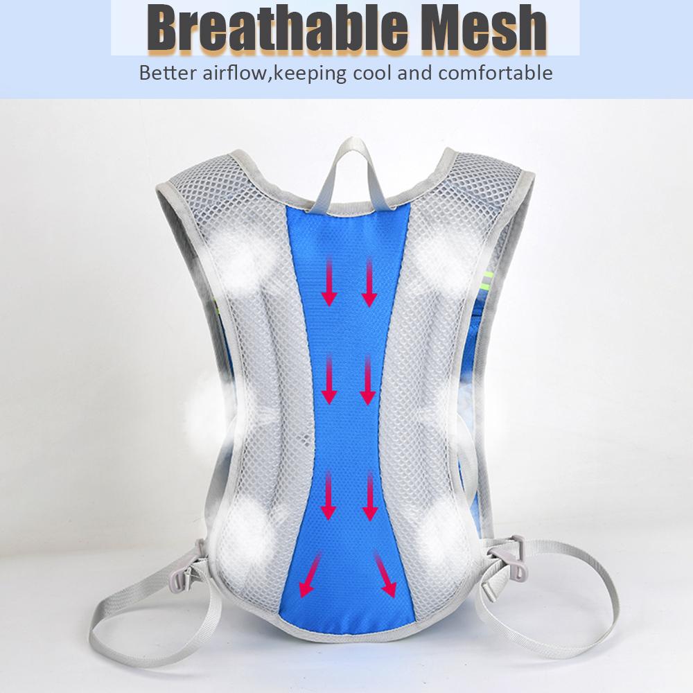 Balo đựng nước chạy bộ, đi bộ đường dài ngoài trời đang chạy xe đạp cắm trại