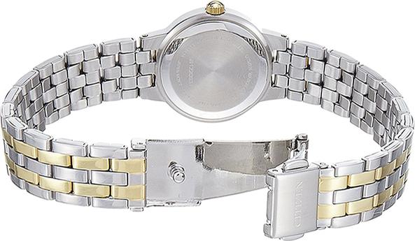 Đồng Hồ Nữ Citizen Đính Đá Swarovski Dây Thép Không Gỉ EJ6104-51P - Mặt Vàng