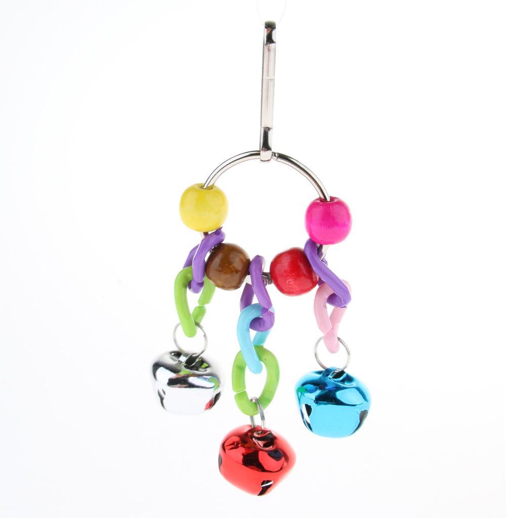 5PCS Parakeet Bird Toys Bird Perches Swing Toys Bridge Toys for Parakeets