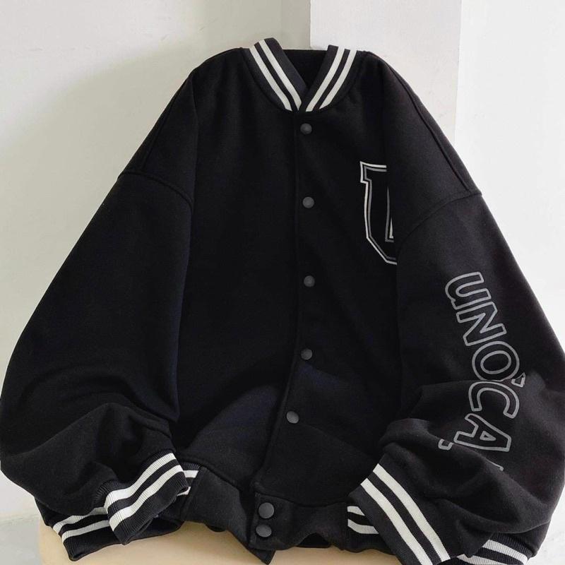 Áo khoác Bomber jacket nam nữ đẹp chất dạ in họa tiết caro Áo khoác varsity chất nỉ dạ caro cao cấp