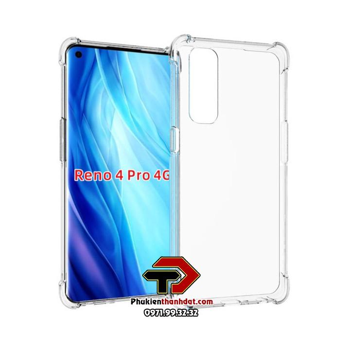 Ốp lưng dẻo trong chống sốc dành cho OPPO Reno4 Pro bản 4G Việt Nam