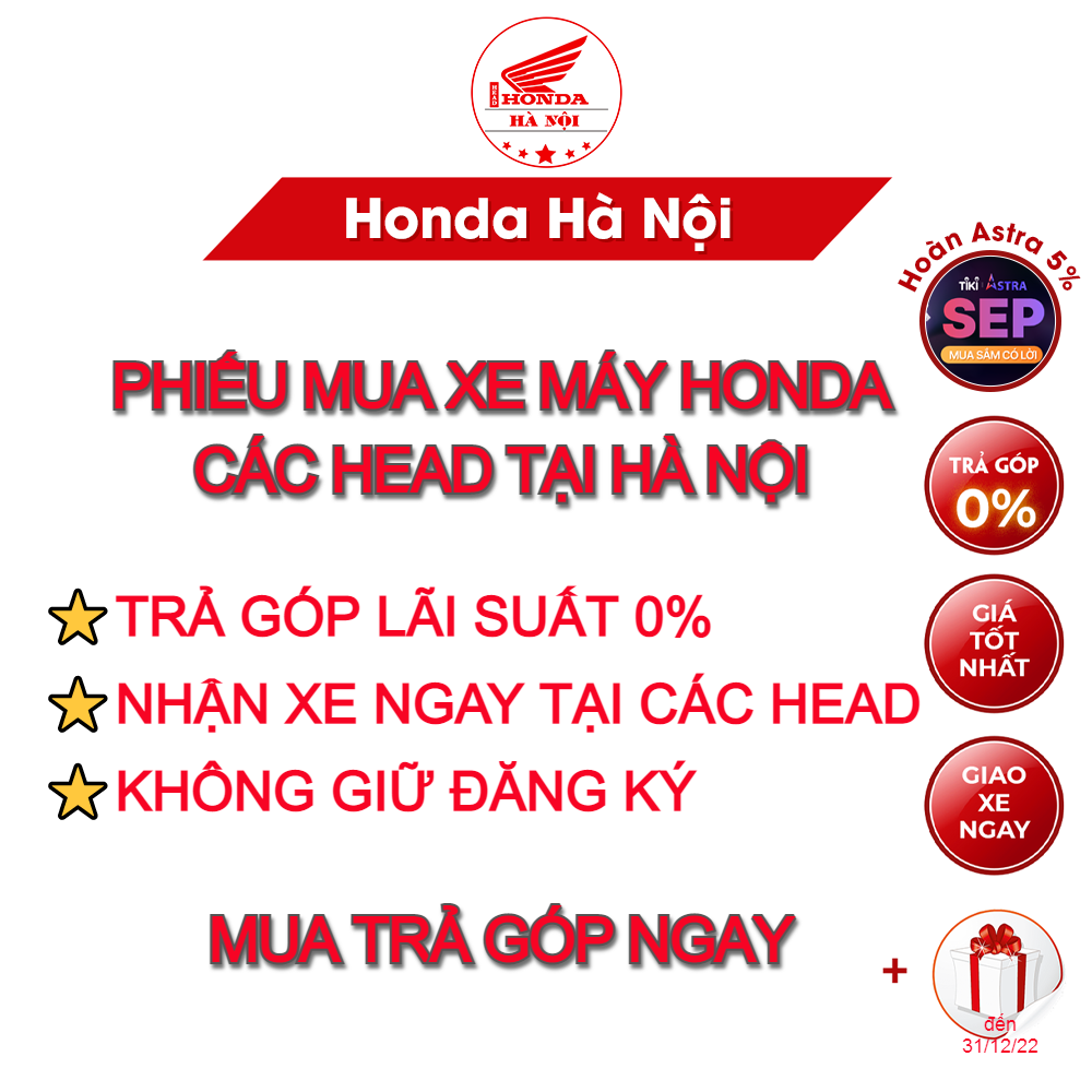 Phiếu mua xe máy Honda Hà Nội