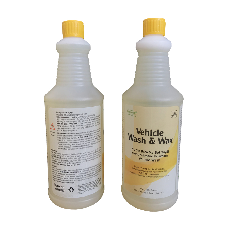 Nước Rửa Xe Bọt Tuyết Multiclean Vehicle Wash &amp;Wax