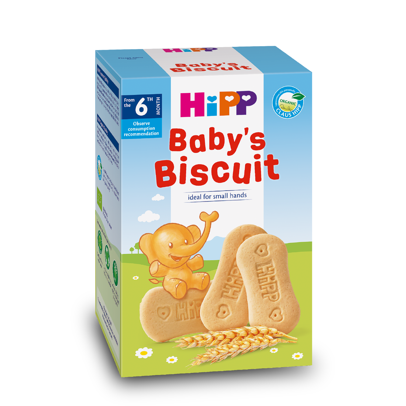 Bánh quy ăn dặm hữu cơ HiPP Organic Baby's Biscuit 180g (4 gói/hộp)