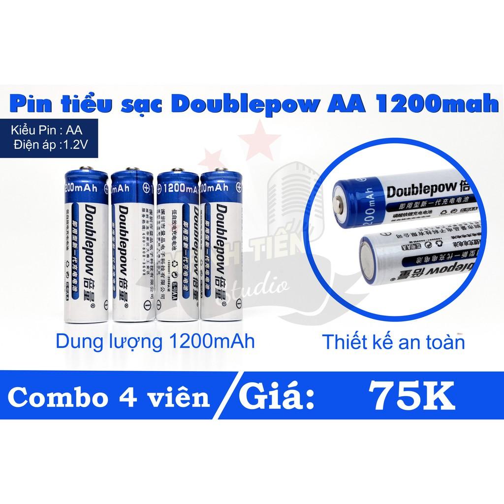 Combo pin AA 3200mAh kèm sạc hoặc pin riêng Doublepow UK93B giá siêu tốt hàng nhập loại 1 - Bảo hành 12 tháng