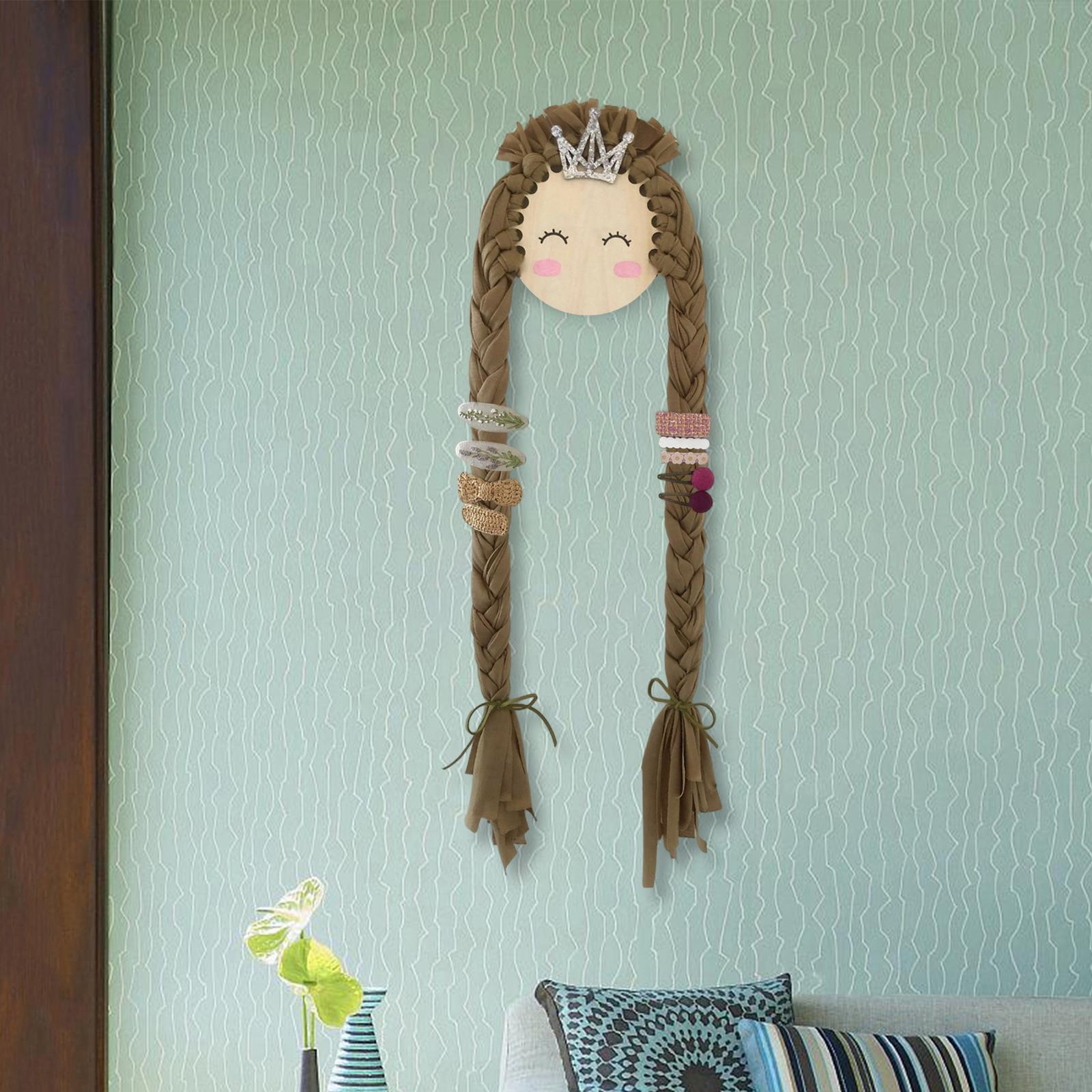 Hair Bow Holder, Hair Clips Headband Organizer Storage Wall Hanging Home Decor for Girls Room