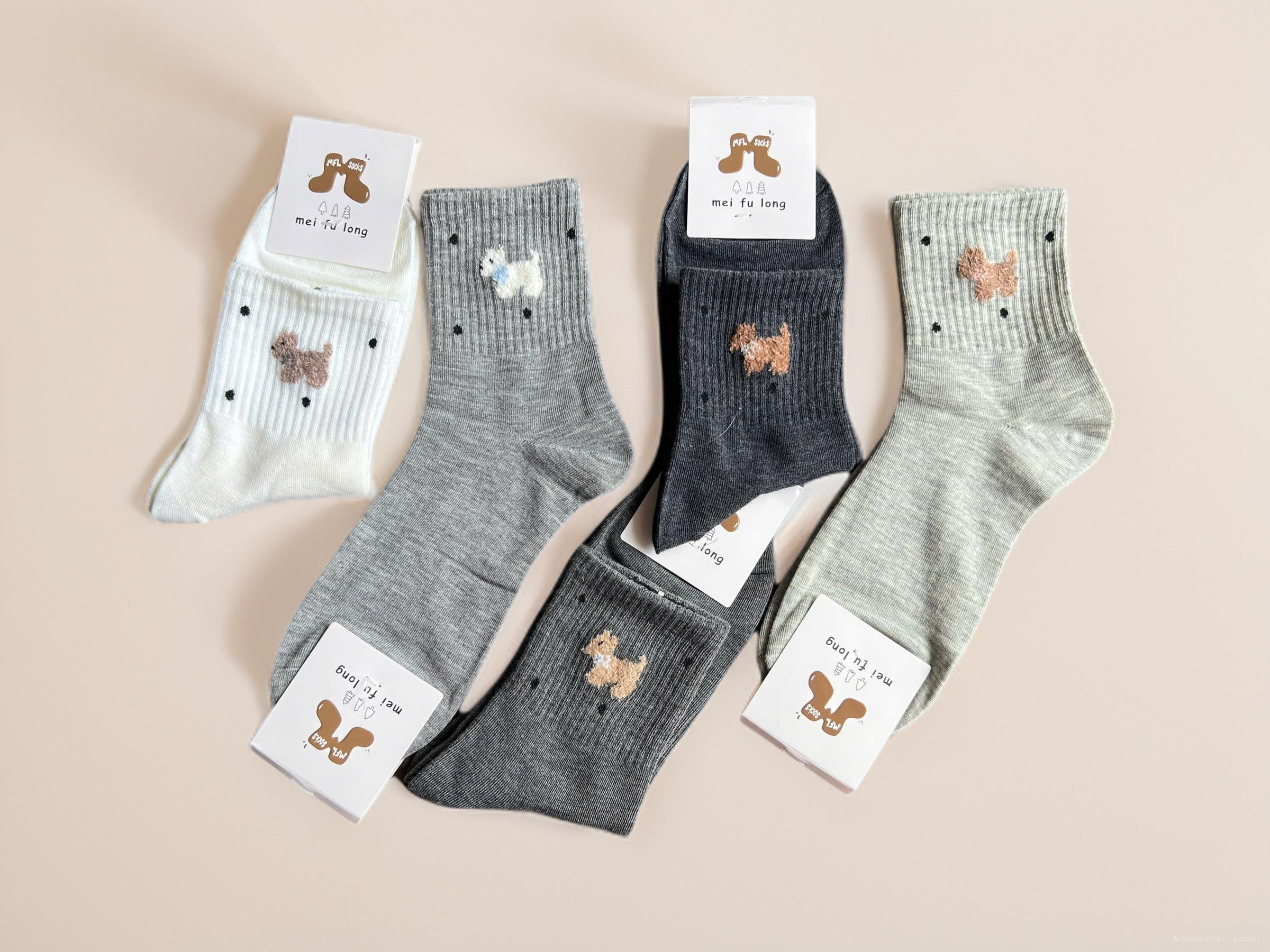 SET 5 ĐÔI TẤT VỚ NỮ CỔ CAO MÃ 27 DÀNH CHO NỮ