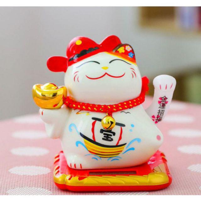 Mèo Thần Tài Vẫy Tay Giá Rẻ Vô Địch - Gốm Sứ Cao Cấp - Mang Tài Lộc Dồi Dào Cho Gia Chủ