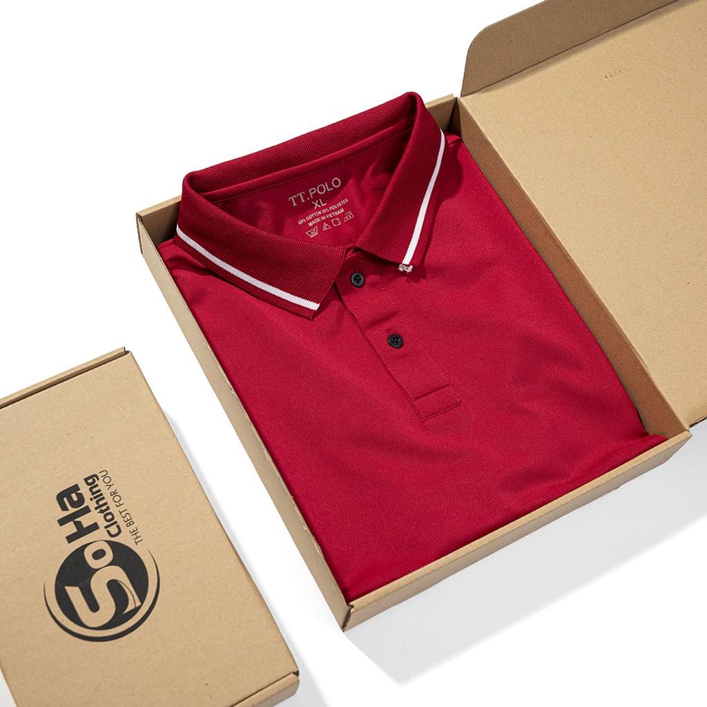 Áo thun Polo nam cổ bẻ  vải cá sấu may kĩ , form đẹp PL T07 - SoHa Clothing