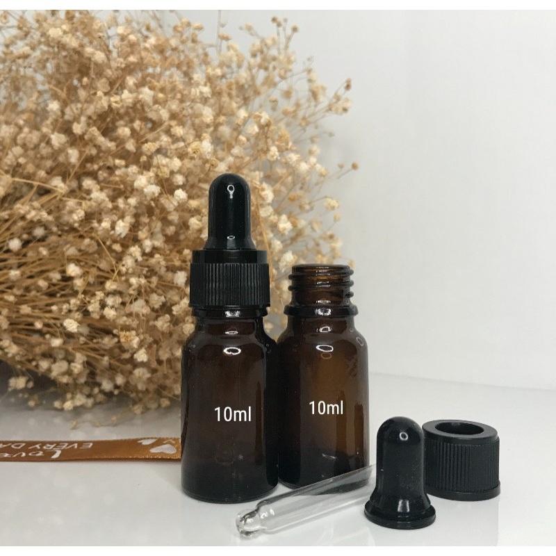 Chai serum nâu nắp đen